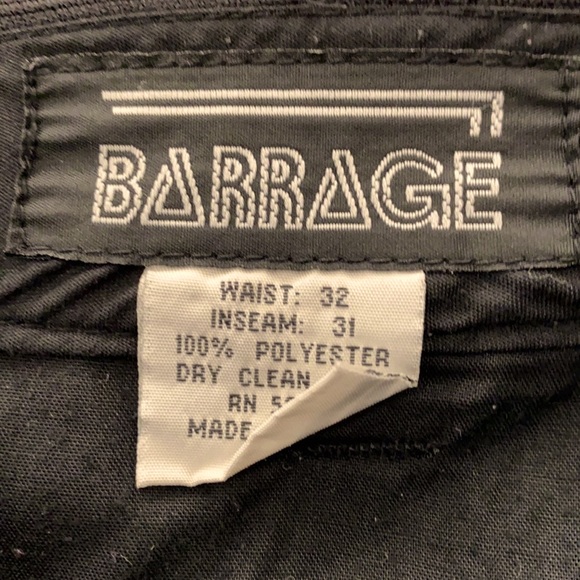 Men’s Black Polyester Active Pants - Picture 2 of 3